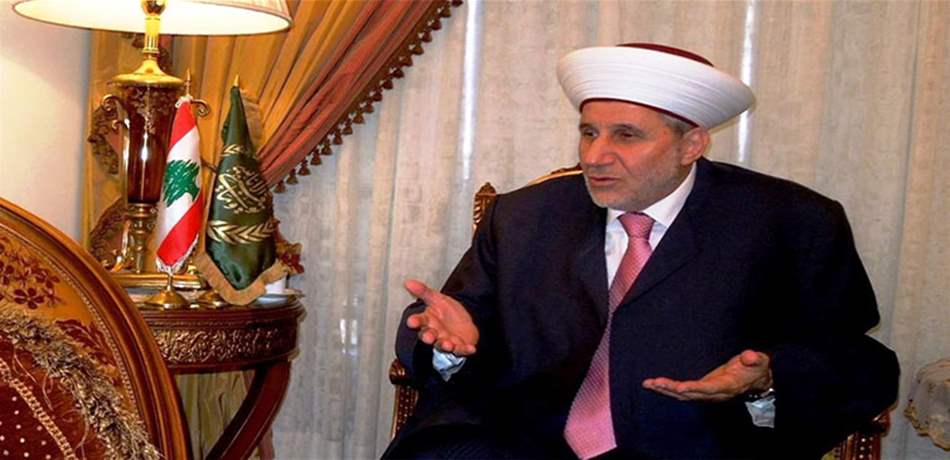 أيام على إنتهاء ولاية المفتي الشعار.. تمديد أم لا تمديد؟