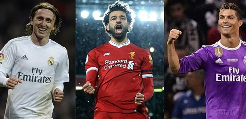 "الفيفا" يخصص "وسوما" لصلاح ورونالدو ومودريتش