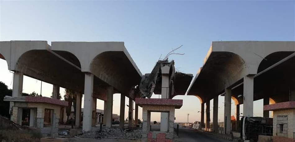 معبر نصيب لن يفتح أمام الشاحنات اللبنانية إلا بعد التفاهم الرسمي مع الدولة 