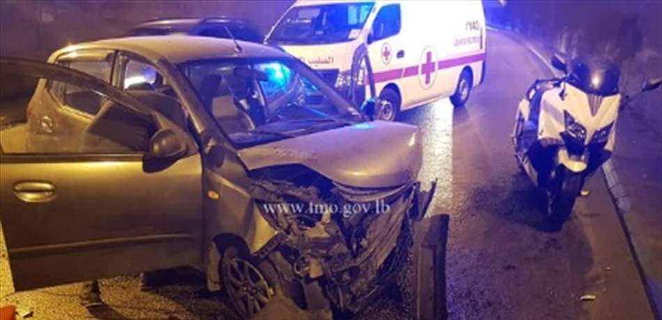 حادث مروّع على طريق المطار (صورة)