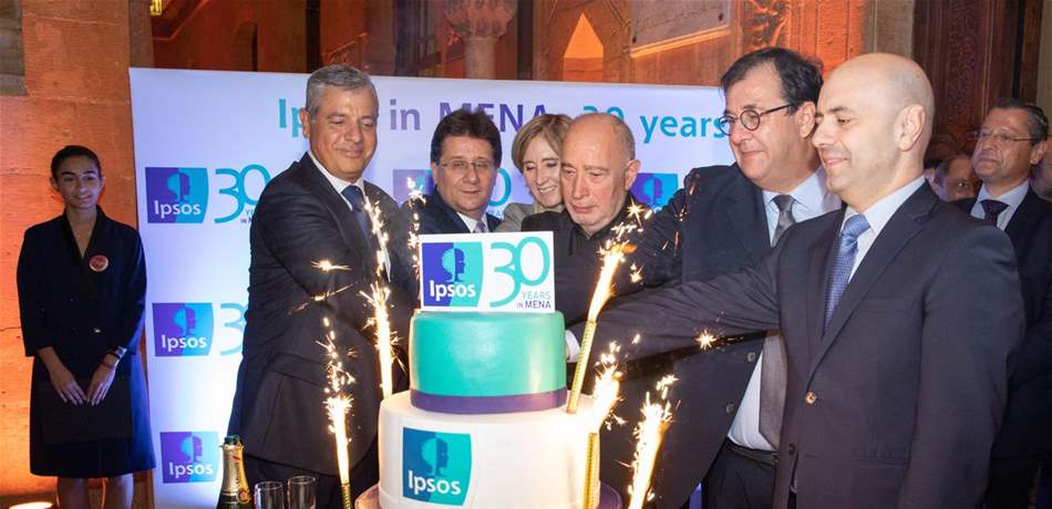 "إيبسوس" تحتفل بمناسبة مرور 30 عاماً على تأسيسها