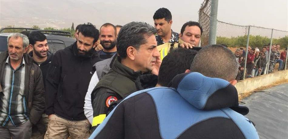 انتشال جثة غريق من بركة جبولة - البقاع الشمالي