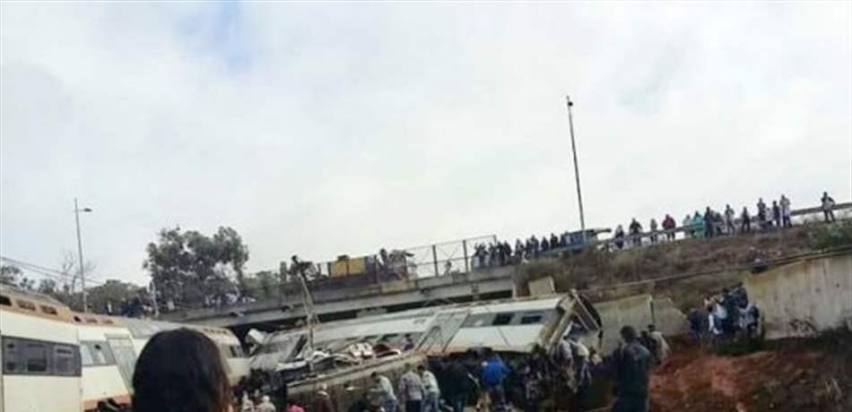 4 قتلى جراء انقلاب قطار في المغرب (فيديو)
