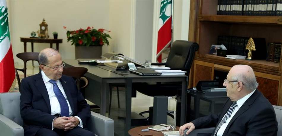 الرئيس عون: نأمل أن تشكل الحكومة سريعا لمواجهة التحديات 