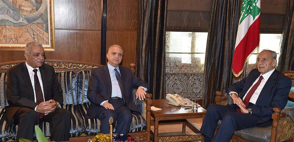 بري يبحث مع وزير خارجية العراق وسفير بريطانيا الاوضاع العامة