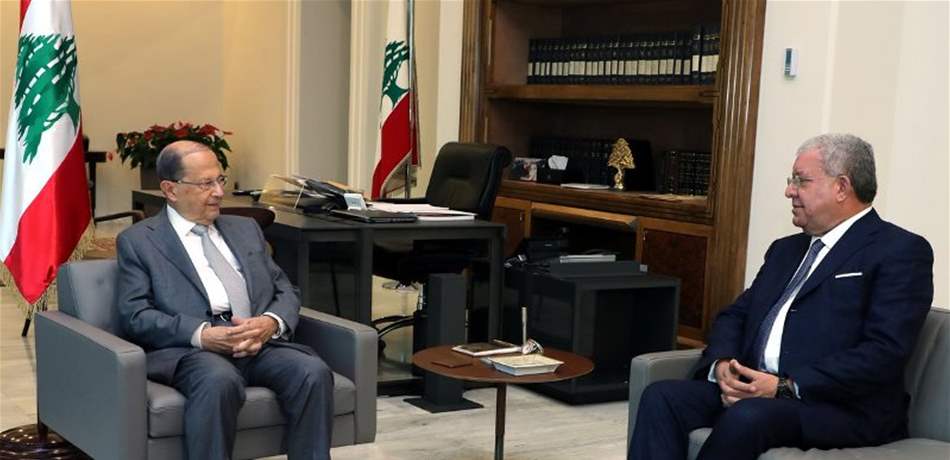 عون عرض والمشنوق الاوضاع الامنية والتقى السيّد