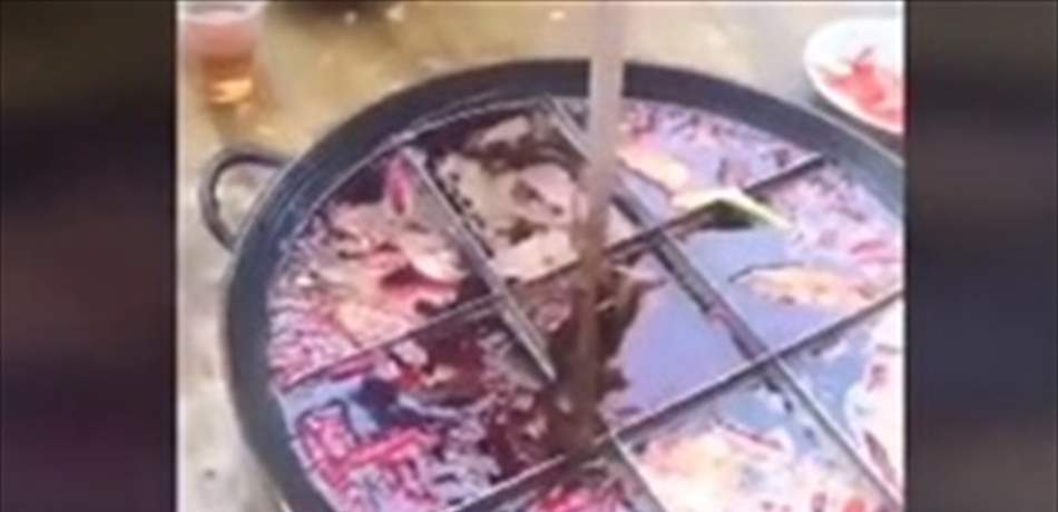 حادثة مقززة.. عثروا على فأر ميت داخل وجبة طعام ساخنة (فيديو)