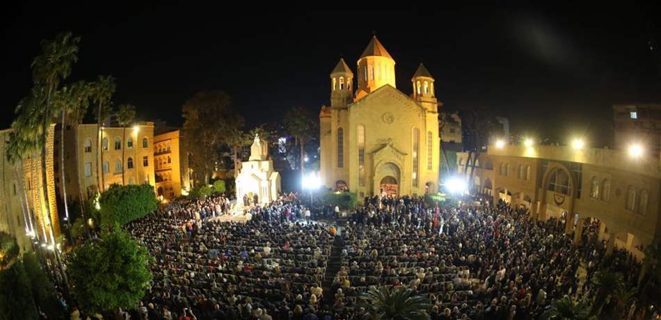  مهرجان في كاثوليكوسية الأرمن الأرثوذكس بإنطلياس بذكرى الإبادة الارمنية