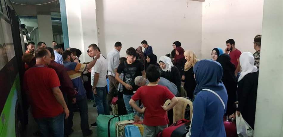 عودة 55 نازحاً عبر المصنع والعبودية