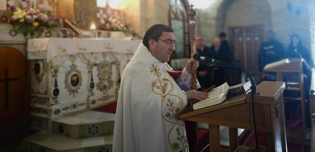 خيرالله بقداس خميس الاسرار: حالتنا في مواجهة "كورونا" تشبه حالة يسوع على الصليب