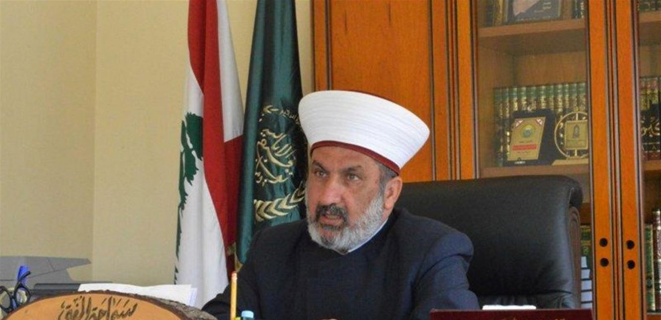 المفتي الصلح: لإيلاء الوضع الأمني في بعلبك الأهمية القصوى
