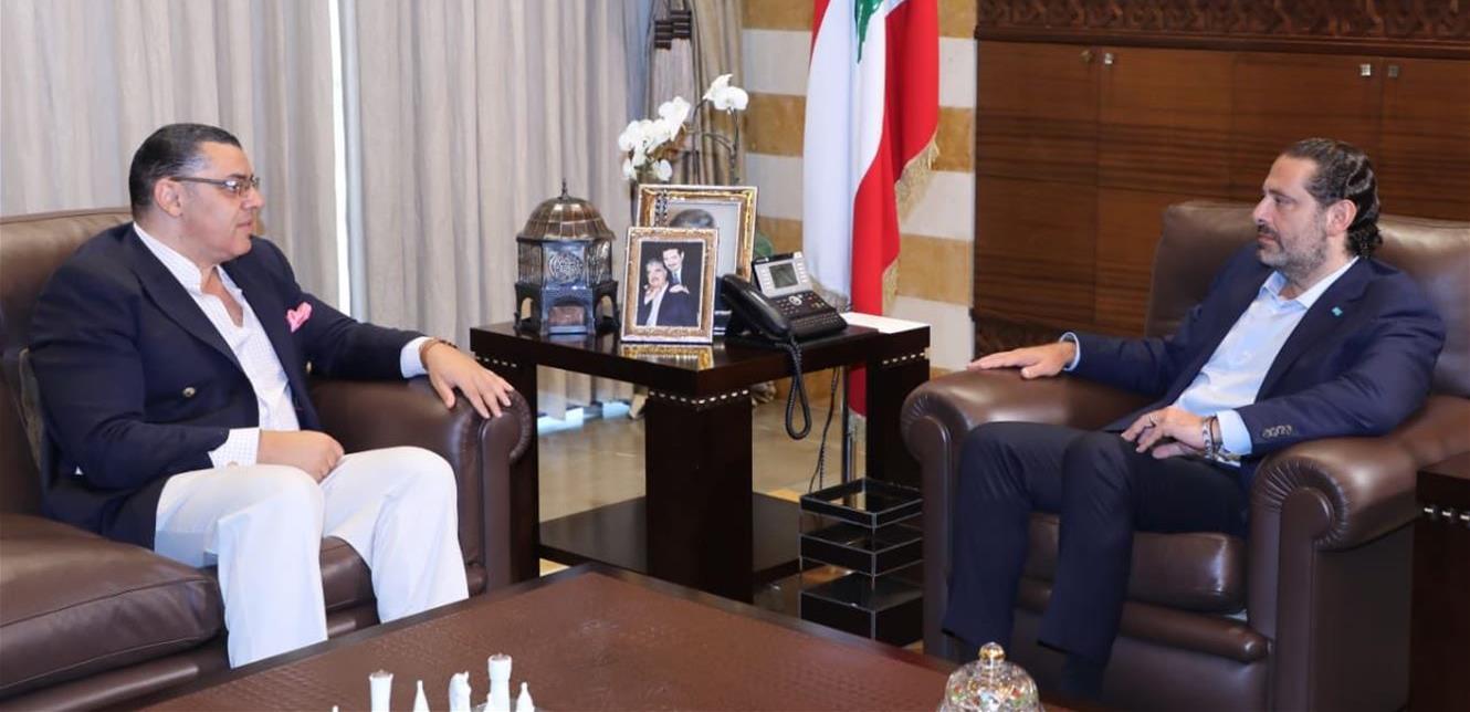 الحريري عرض الاوضاع مع سفير مصر 