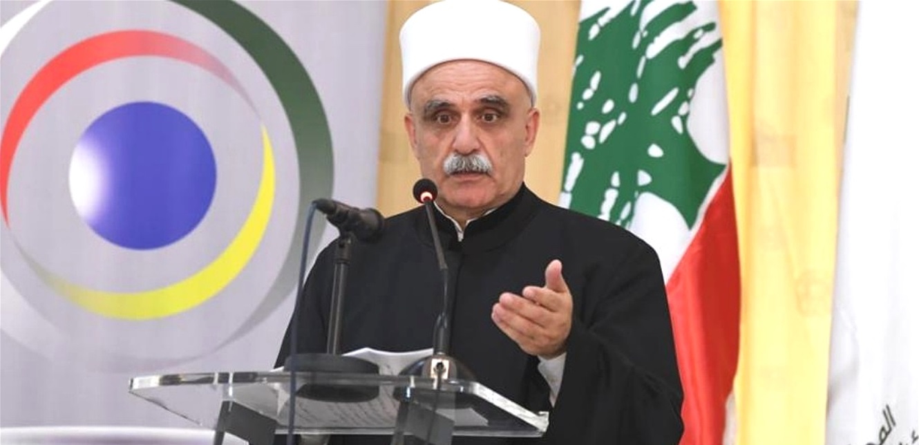 شيخ العقل نوّه بالمبادرة السعودية - الإيرانية 