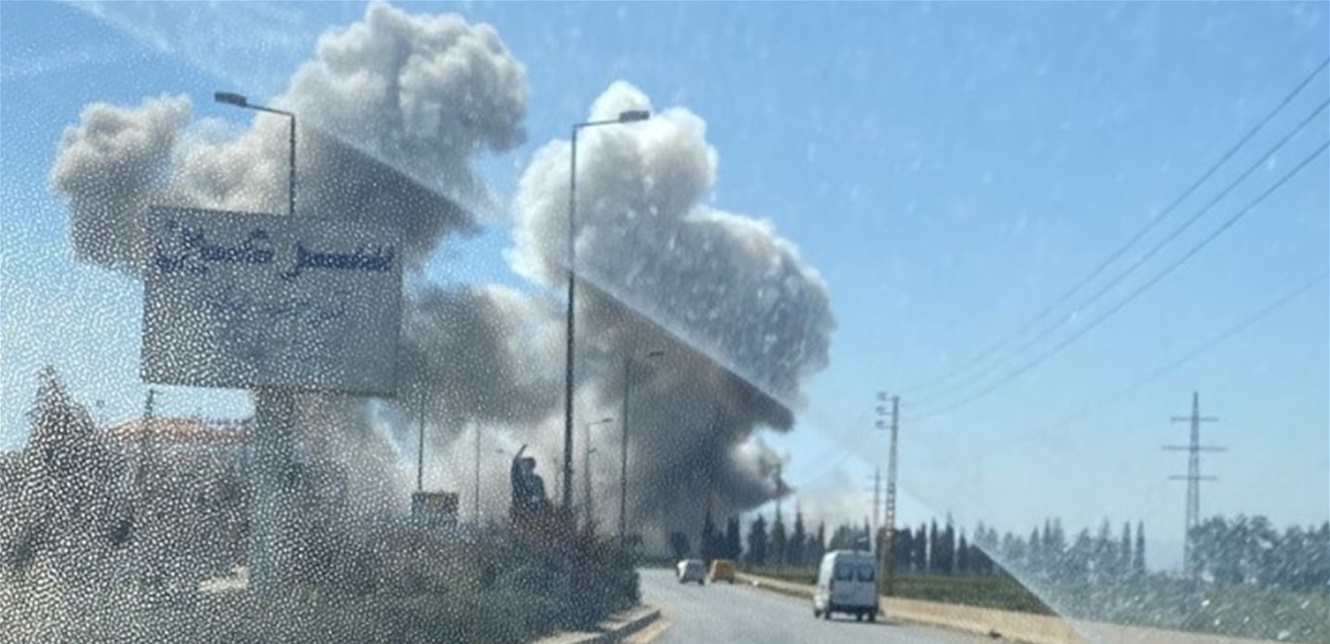 بالصور والفيديو.. الطيران الحربي الإسرائيلي قصف البقاع