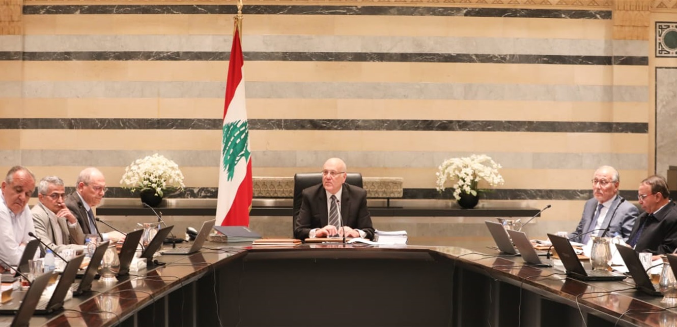 ميقاتي يطالب المجتمع الدولي بتحمل مسؤولياته.. مجلس الوزراء يدين حرب الابادة الاسرائيلية