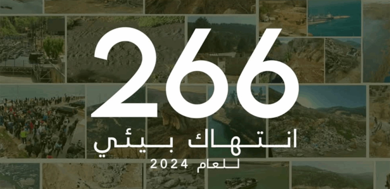 جمعية الأرض تكشف عن 266 شكوى بيئية في عام 2024