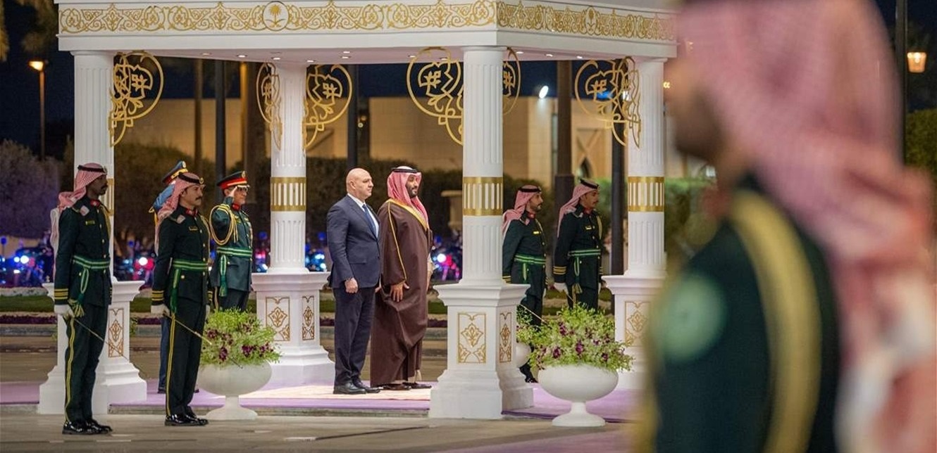 بالفيديو.. رئيس الجمهورية في الديوان الملكي السعودي