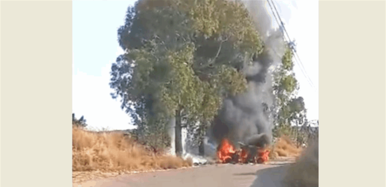 الدفاع المدني: شهيد في استهداف سيارة بمسيّرة على طريق بعورته