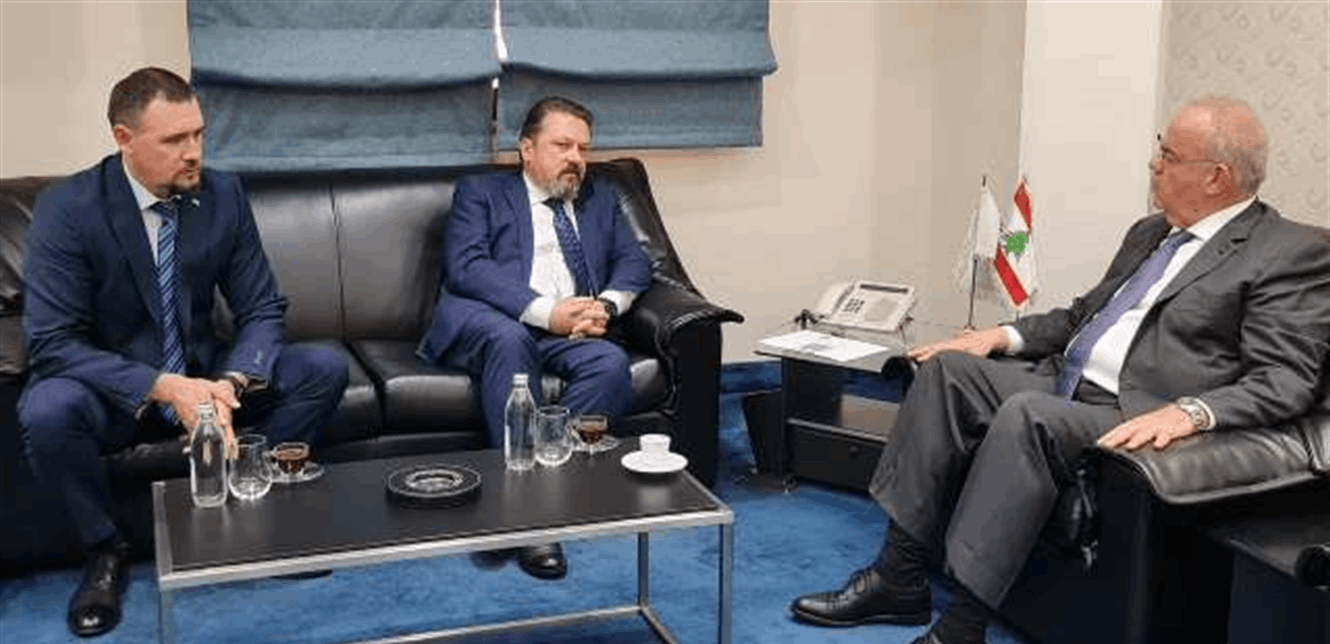 الحاج بحث والسفير الأوكراني في سبل تعزيز التعاون
