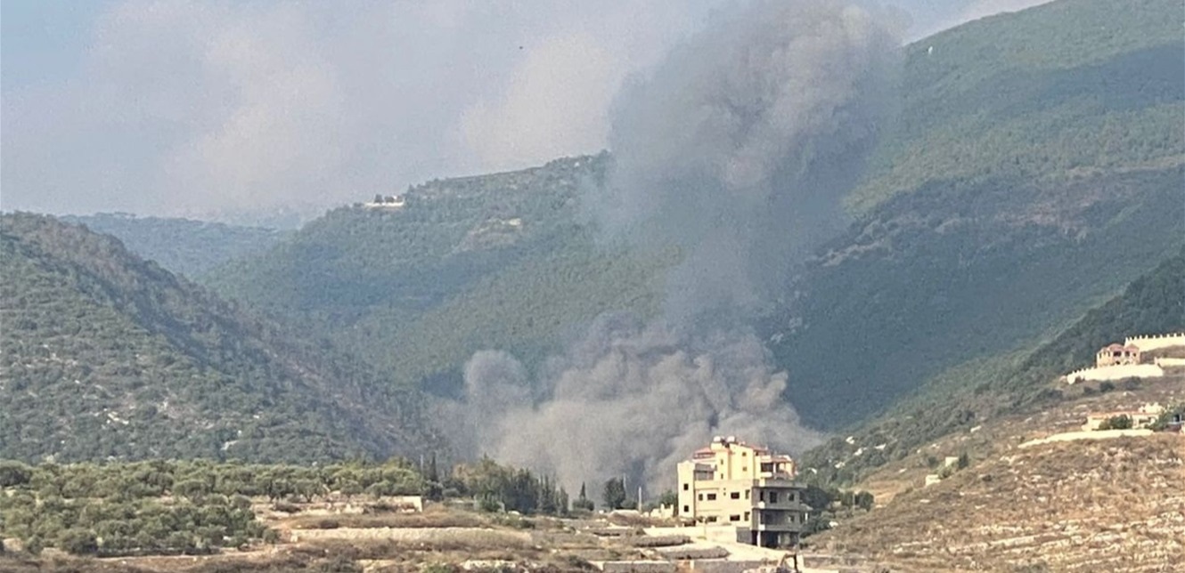 فيديو لغارات عنيفة في جنوب لبنان.. انفجارات قوية جداً!