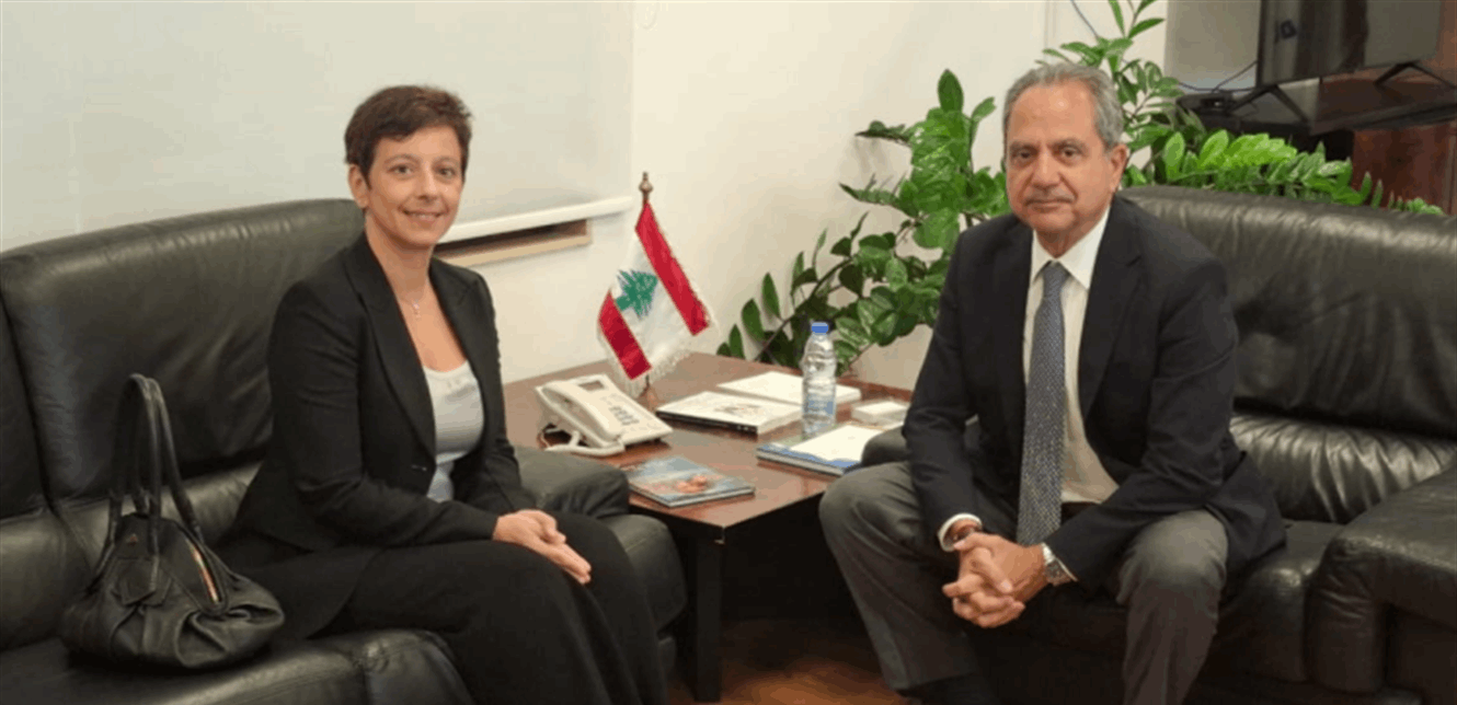 كابل بحري لإنارة لبنان.. وزير الطاقة بحث الاقتراح مع سفيرة قبرص