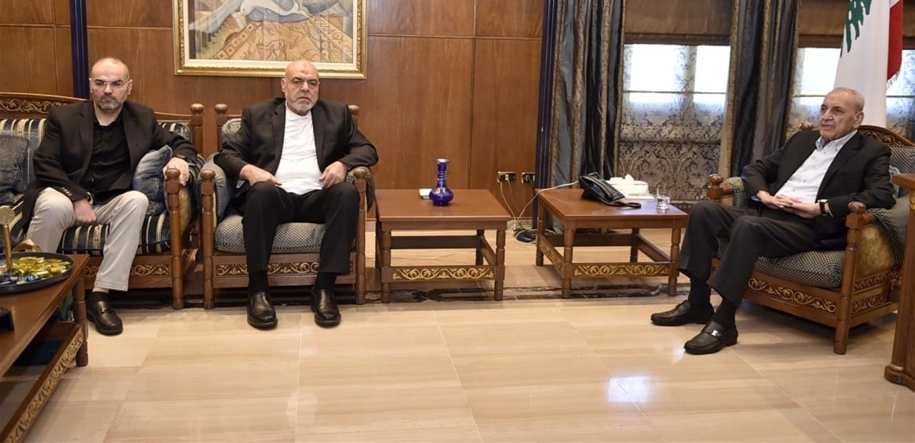 برّي تابع التطورات مع السفير الإيراني في لبنان والتقى كمال الخير