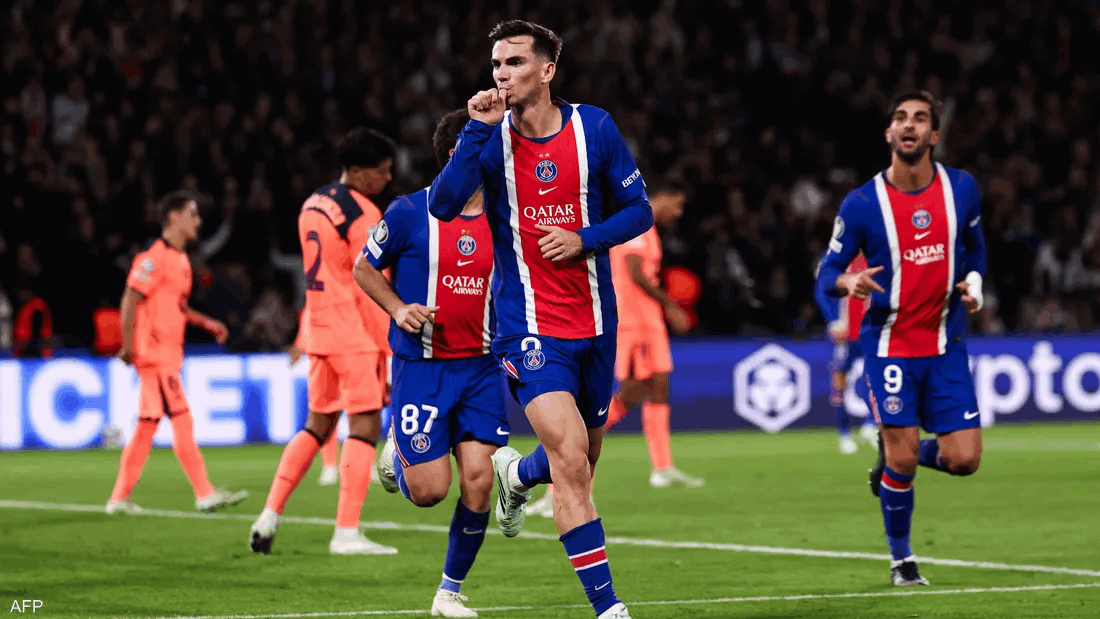 ضمن بطولة دوري الابطال.. باريس يقهر برشلونة وليفربول ينتفض