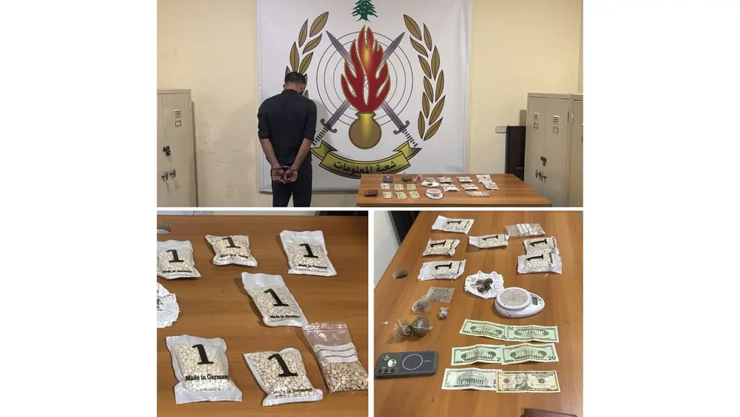 في هذه المنطقة... توقيف مروّج مخدّرات وضبط أكثر من 6500 حبّة كبتاغون