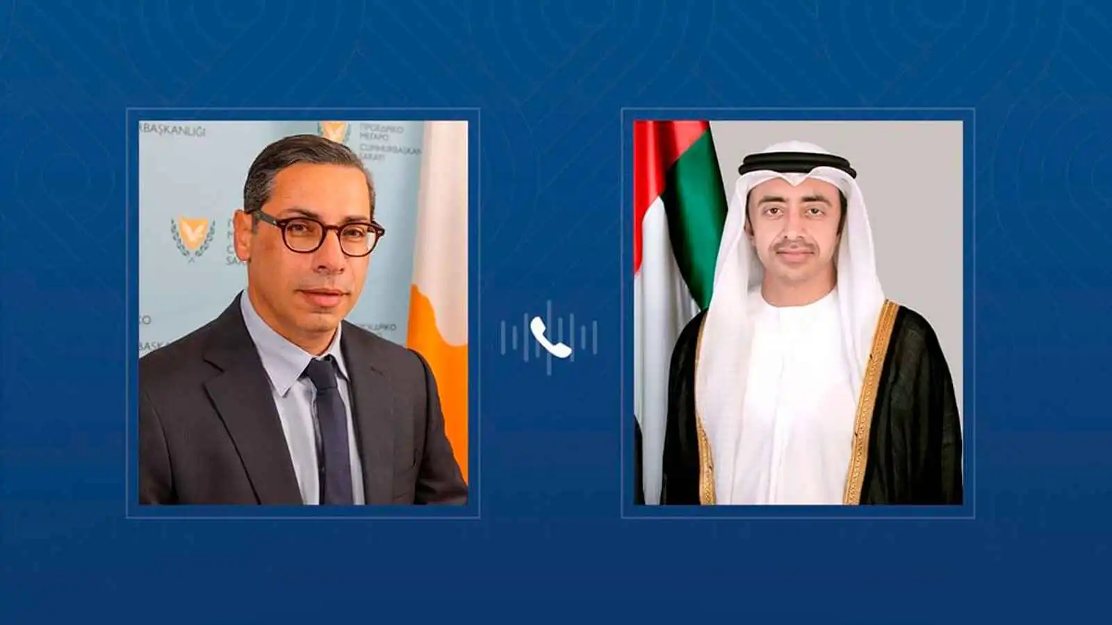 عبدالله بن زايد ونظيره القبرصي يبحثان تعزيز التعاون وتطورات الشرق الأوسط