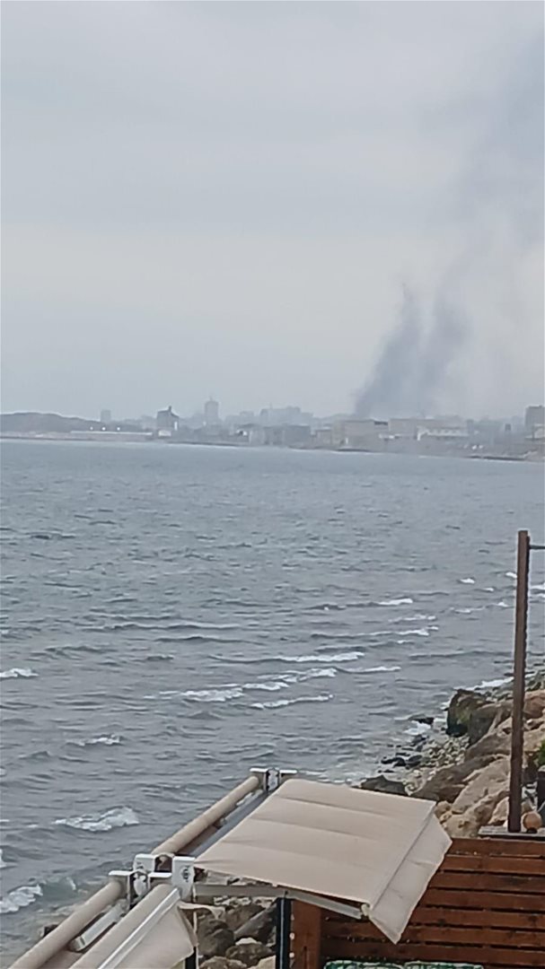 إندلاع حريق كبير في صيدا