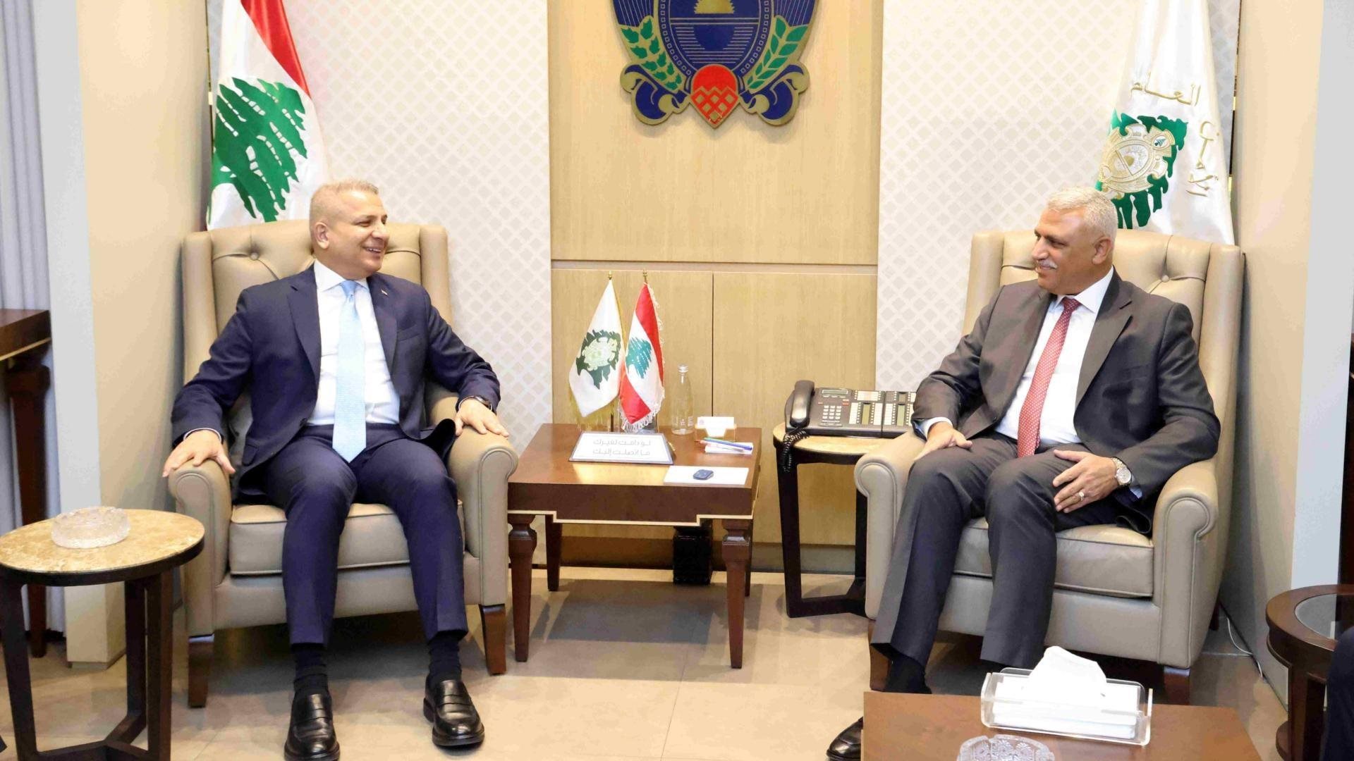 الأوضاع العامة في البلاد بين شقير والسفير العراقي