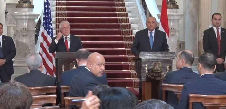 من مصر.. تيليرسون: ندعم القاهرة بمواجهة الإرهاب