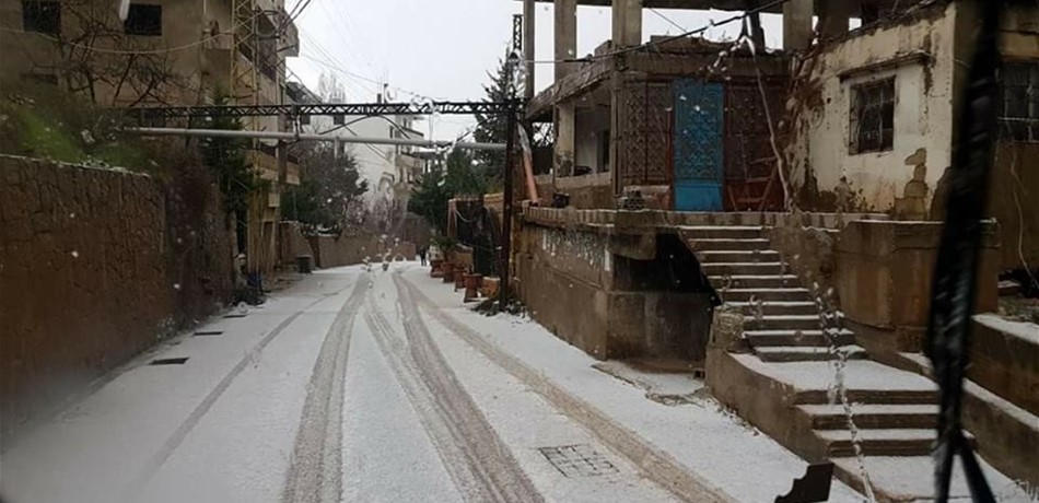 الضنية تغرق بالأمطار والثلوج.. والمزروعات يتلفها البَرَد