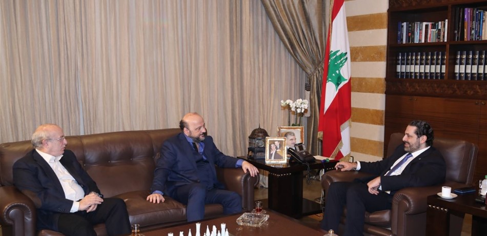 الحريري بحث والرياشي المستجدات في بيت الوسط