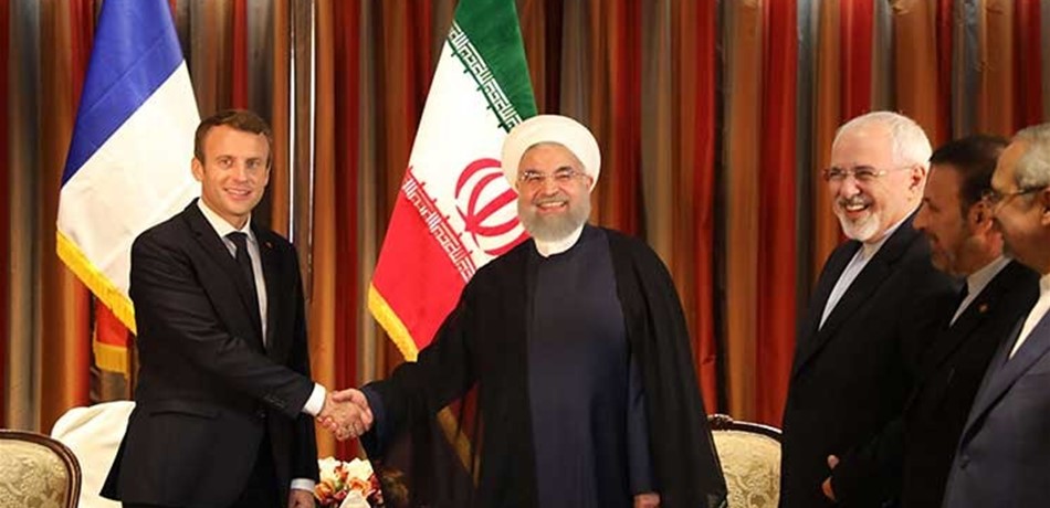 ماكرون يطلب من روحاني "الضغط" على دمشق لوقف الهجمات على الغوطة <br/><br/>