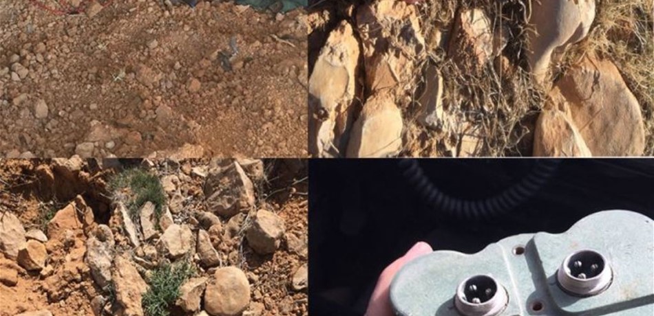 بالصورة.. ضبط عبوات ومتفجرات في جرود عرسال<br/>
