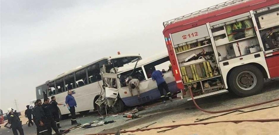 تصادم مروّع في الكويت اودى بحياة 14 شخصاً!<br/><br/>