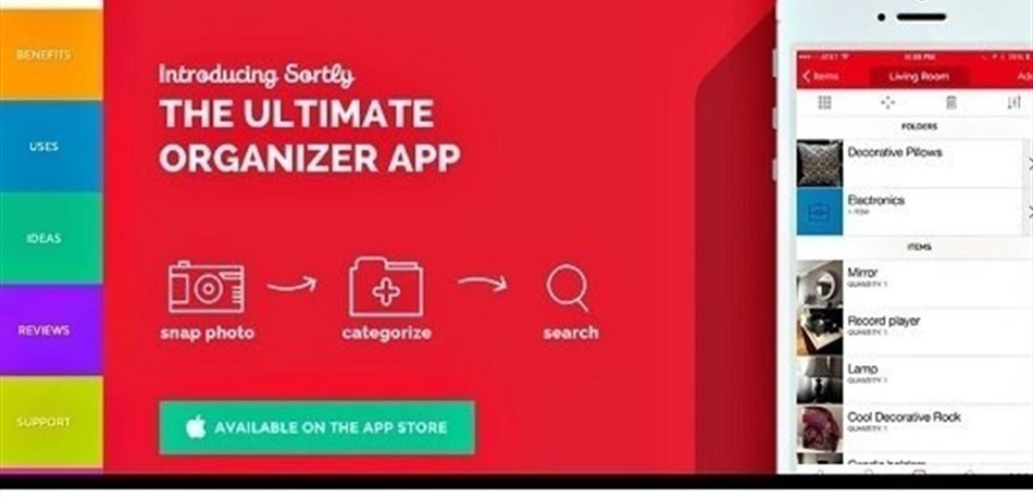 تطبيق "Sortly".. يخلصك من الفوضى المنزلية