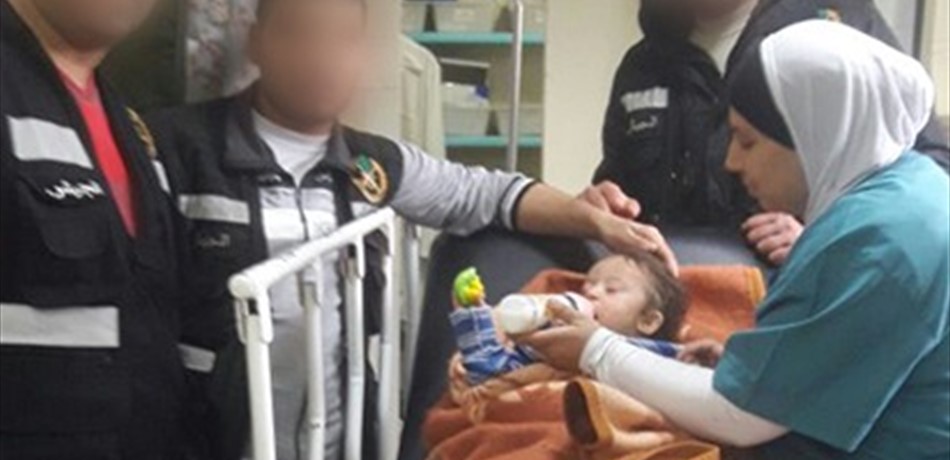 العثور على طفلة في جرود منطقة المصنع