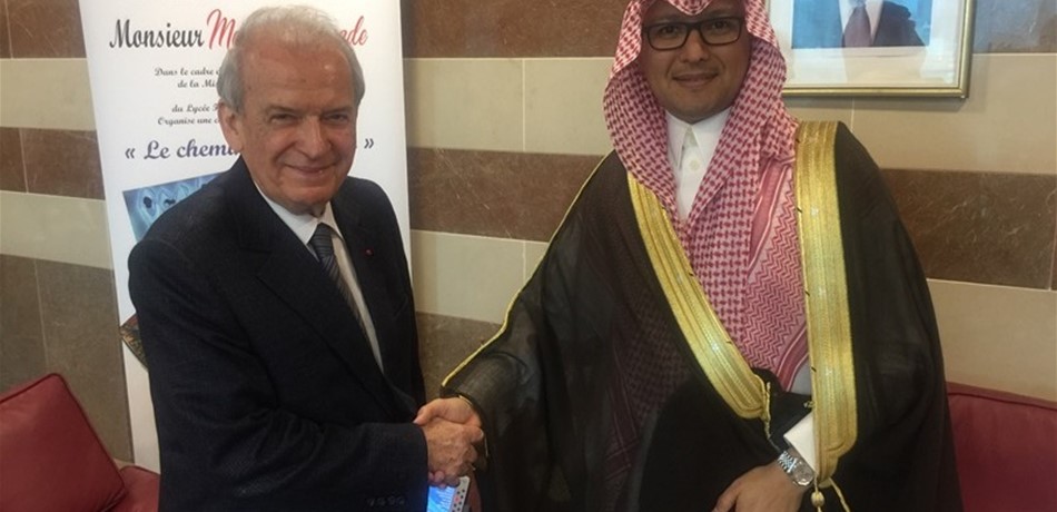 حماده بحث والبخاري في التعاون التربوي مع السعودية
