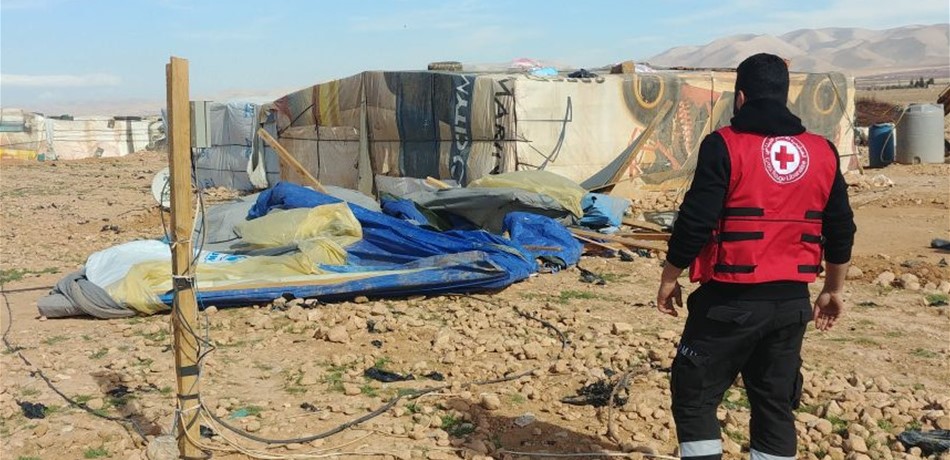 السيول اجتاحت البقاع الشمالي.. واقتلعت خيم النّازحين!