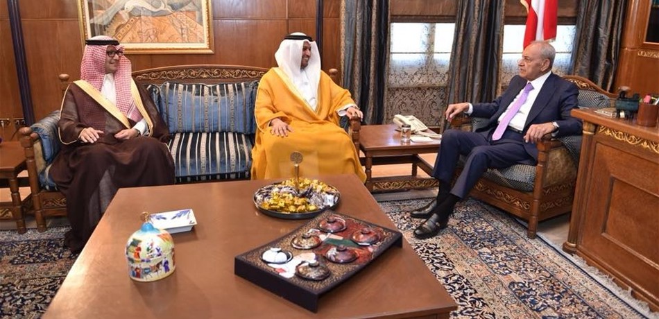 البخاري والشامسي يهنئان بري بالإنتخابات النيابية