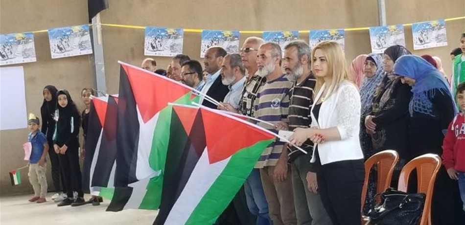 أبناء عين الحلوة يشجبون المجازر بغزّة