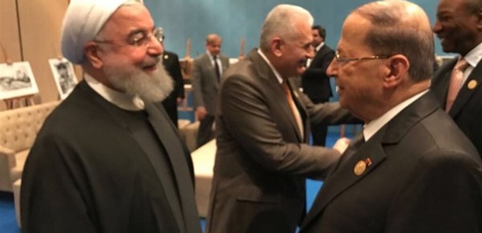رسالة من الرئيس الايراني الى الرئيس عون.. هذا ما جاء فيها