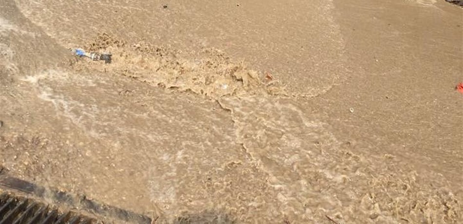هطول أمطار غزيرة وسيول في قرى جرد الضنية