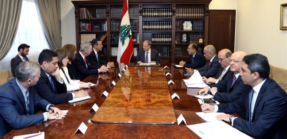 عون لوفد برلماني اميركي: مقبلون على مرحلة متقدمة من الاستقرار السياسي