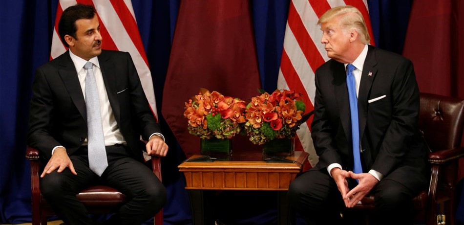 أمير قطر يبحث هاتفياً مع ترامب المستجدات الدولية