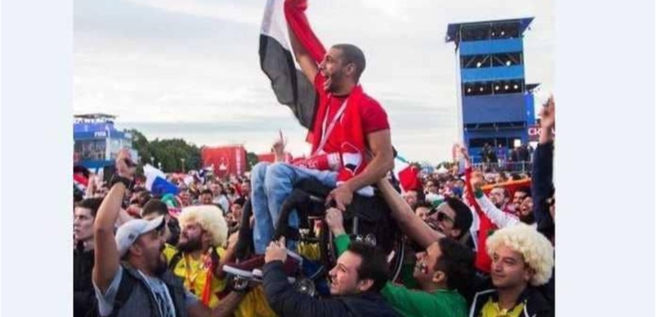  "ملحمة إنسانية" لخدمة مصري معاق في المونديال
