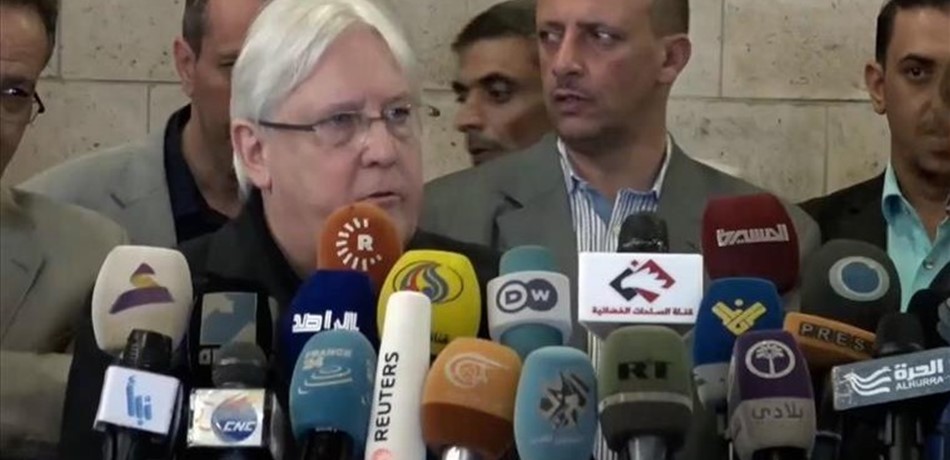غريفيت: الحوار الشامل بين اليمنيين هو السبيل الوحيد لإنهاء النزاع