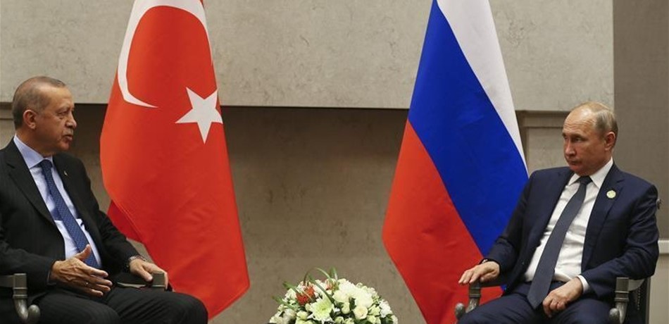 أردوغان يبحث مع بوتين العلاقات الثنائية بين البلدين